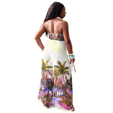 Load image into Gallery viewer, Two Piece Tropical Trouser and Sleeveless Top Set - Available in Two Colours in Sizes S - 2XL
