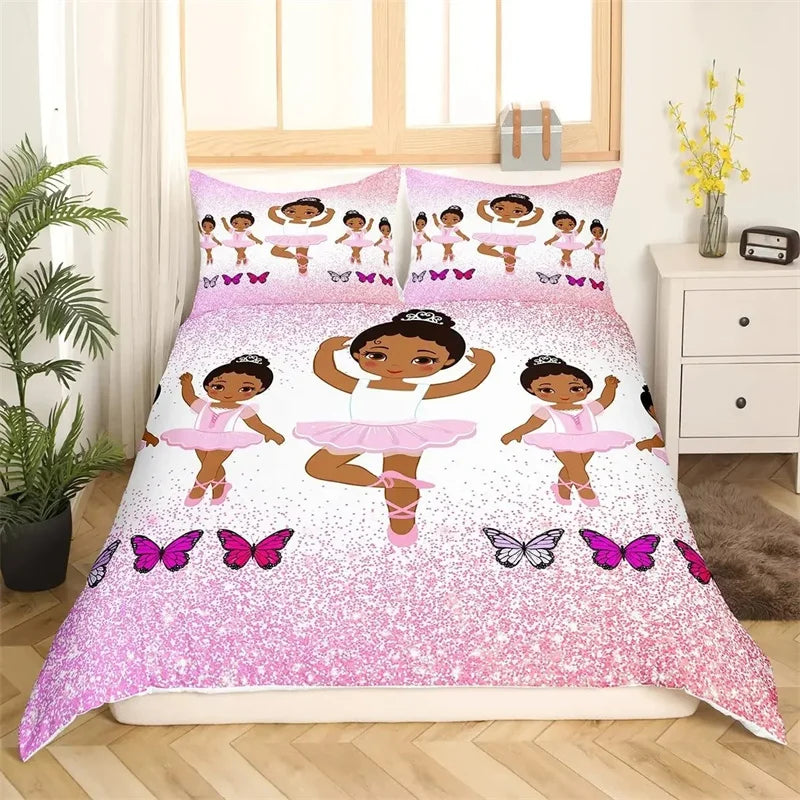 Black Girl Magic Duvet Cover Set G