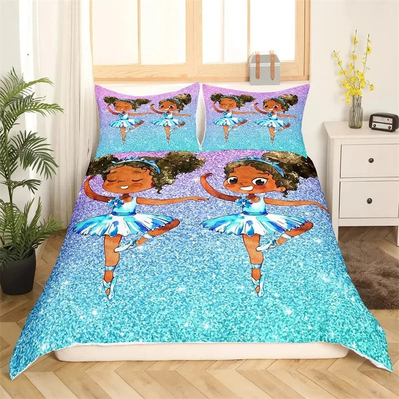 Black Girl Magic Duvet Cover Set O