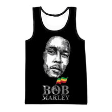 Load image into Gallery viewer, Bob Marley Tank Top Vest - Design F - Available in Sizes XXS - 4XL
