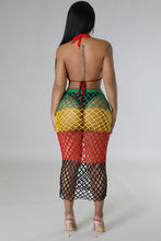 Load image into Gallery viewer, Sexy Backless Rasta Sting Dress - Available in sizes S - XL

