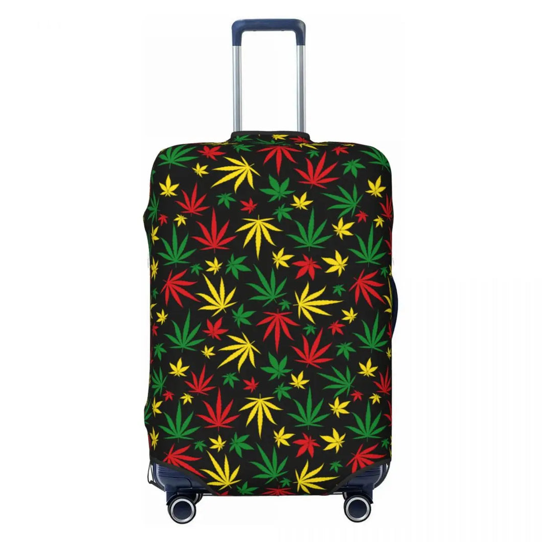 Ganja Leaf Suitcase Cover - Various Sizes Available