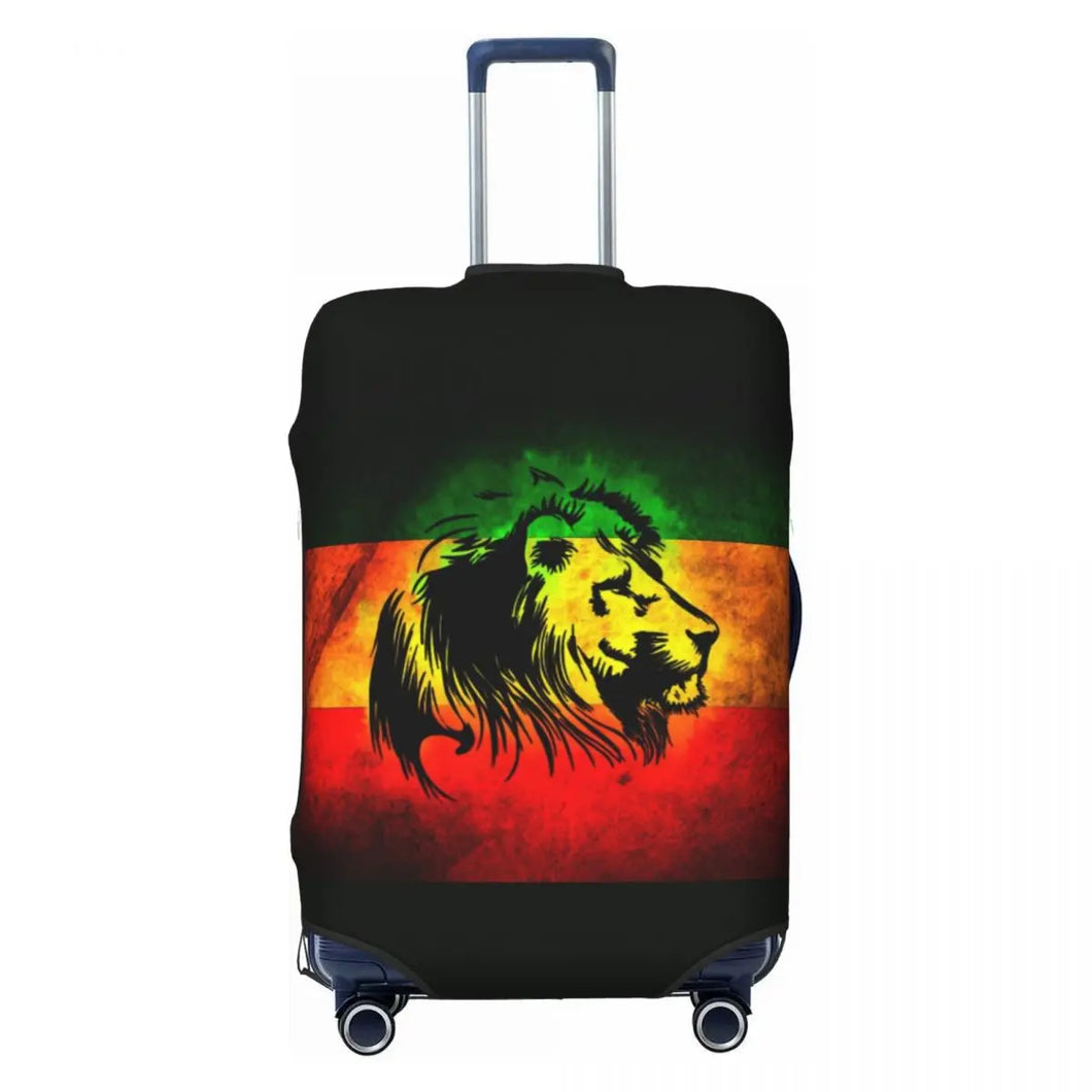 Rasta Lion Suitcase Cover - Design L - Various Sizes Available