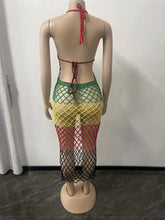 Load image into Gallery viewer, Sexy Backless Rasta Sting Dress - Available in sizes S - XL
