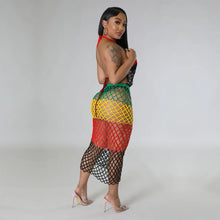 Load image into Gallery viewer, Sexy Backless Rasta Sting Dress - Available in sizes S - XL

