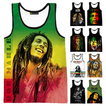 Load image into Gallery viewer, Bob Marley Tank Top Vest - Design A - Available in Sizes XXS - 4XL
