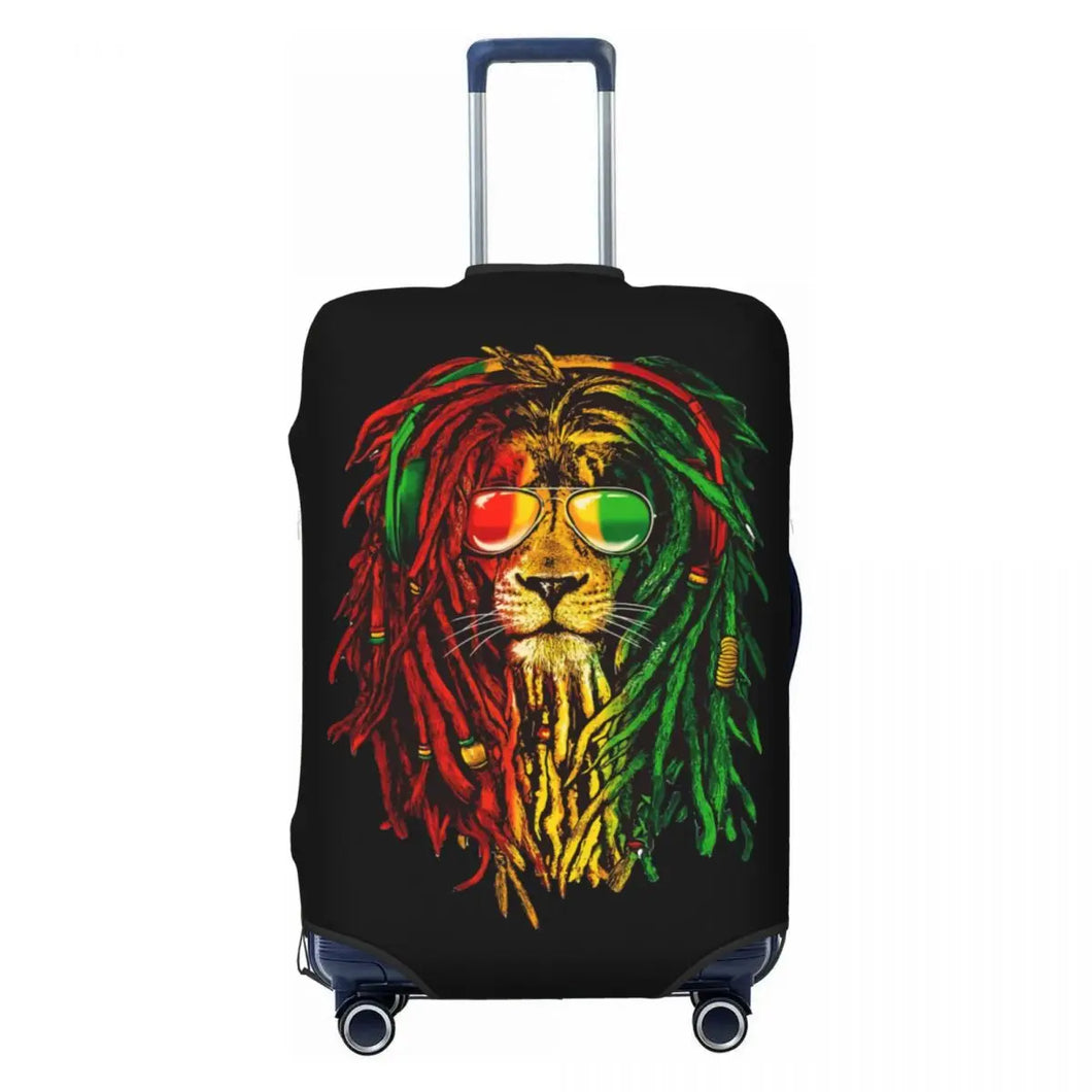 Rasta Lion Suitcase Cover - Design I - Various Sizes Available
