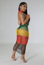 Load image into Gallery viewer, Sexy Backless Rasta Sting Dress - Available in sizes S - XL
