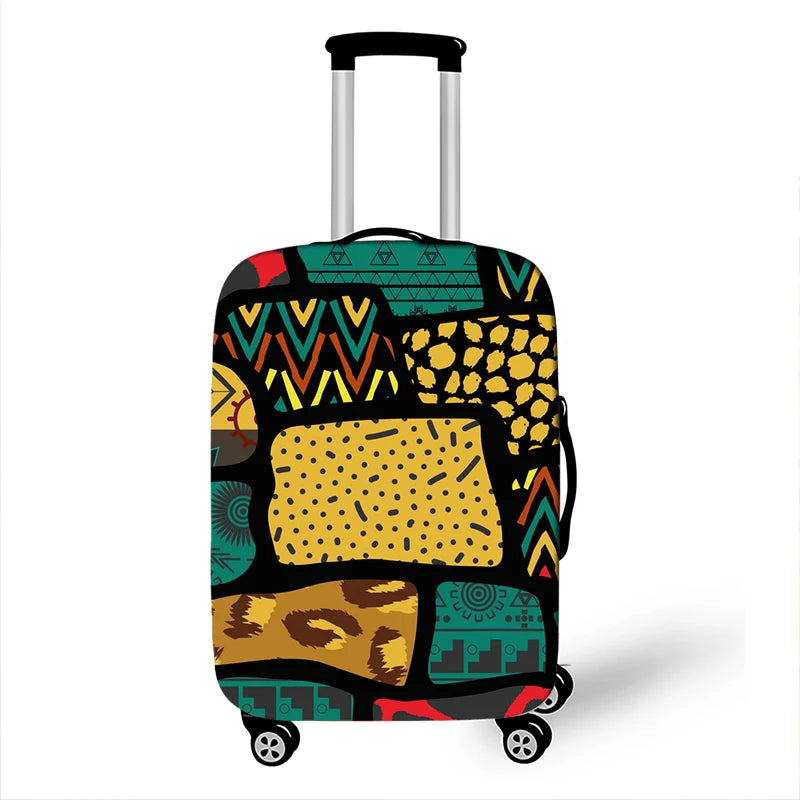 African Print Suitcase Cover E - Various Sizes Available