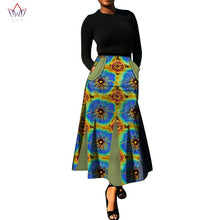Load image into Gallery viewer, African Print Skirt with Pockets - Various Colours Available - In Sizes UK 8 - 22
