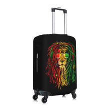 Load image into Gallery viewer, Rasta Lion Suitcase Cover - Design I - Various Sizes Available
