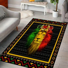 Load image into Gallery viewer, Rasta Lion Rug
