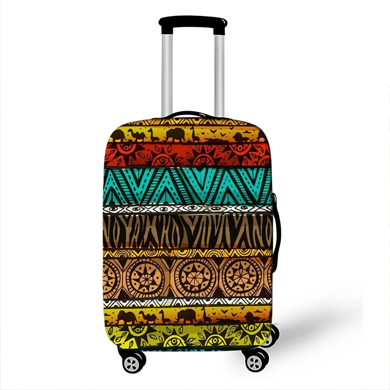 African Print Suitcase Cover J - Various Sizes Available