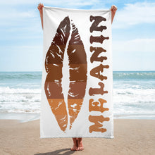 Load image into Gallery viewer, EXCLUSIVE - Melanin Lips Towel - In White - Fast UK Delivery
