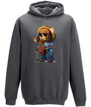 Load image into Gallery viewer, Positive Vibes Rasta Bear Hoodie - Various Colours Available - FAST UK DELIVERY
