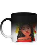 Load image into Gallery viewer, Magic Colour Changing Melanin World Plus Ceramic Mug - FAST UK DELIVERY
