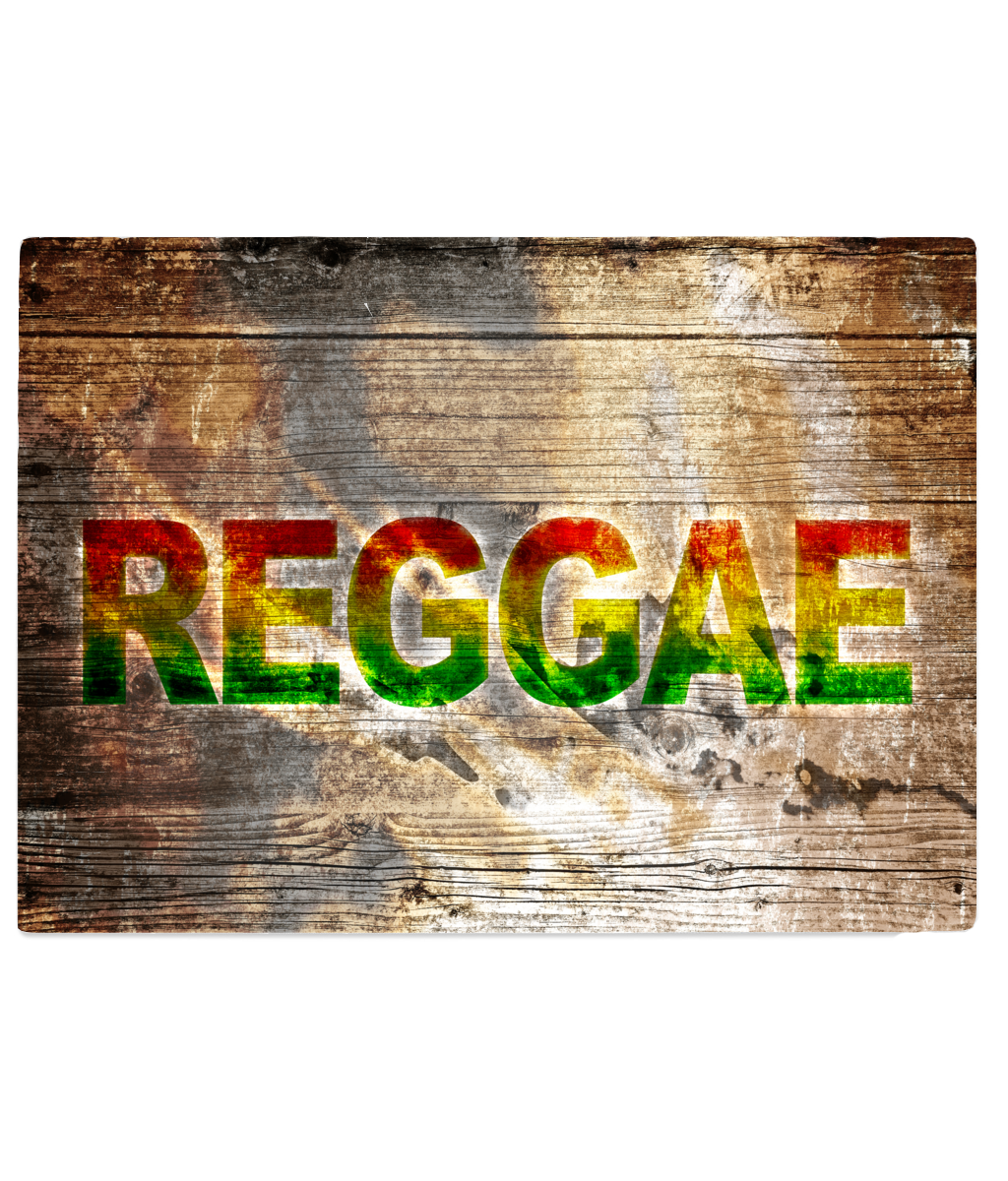 Reggae - Tempered Glass Chopping Board - FAST UK DELIVERY