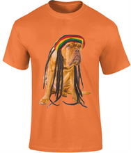Load image into Gallery viewer, Men&#39;s Rasta Dog T-Shirt Design A - Various Colours Available - FAST UK DELIVERY
