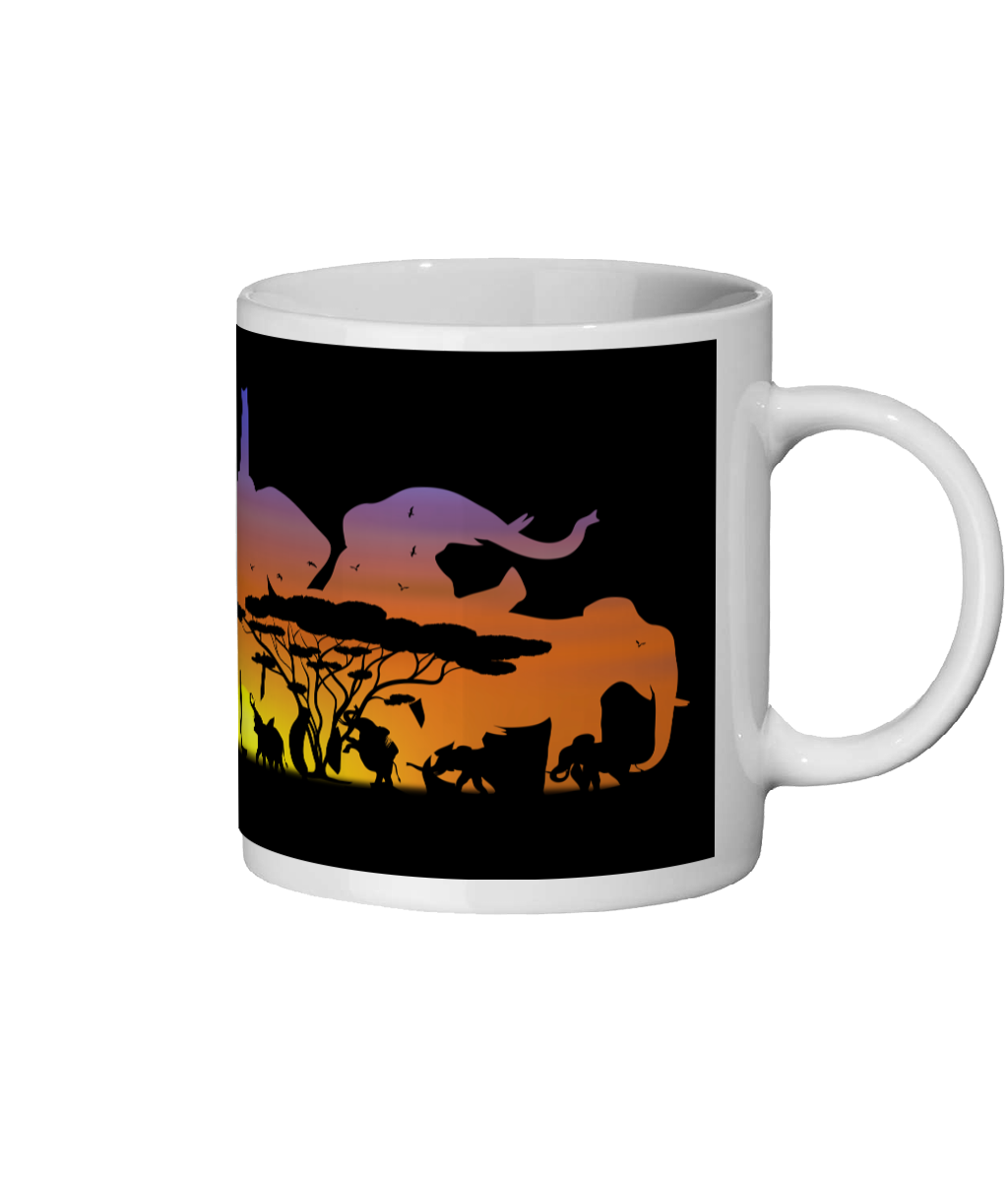EXCLUSIVE African Elephant Ceramic Mug - FAST UK DELIVERY