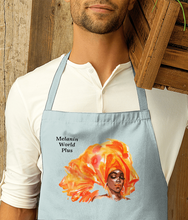 Load image into Gallery viewer, Black Woman in Orange - Cotton Apron - Various Colours Available - FAST UK DELIVERY
