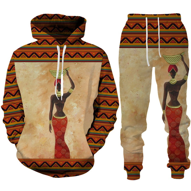 African Woman Tracksuit G - Plus Sizes Available