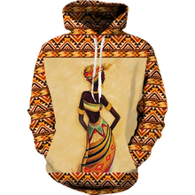 Load image into Gallery viewer, African Woman Hoodie A - Plus Sizes Available
