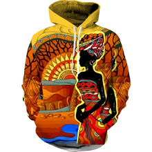 Load image into Gallery viewer, African Woman Hoodie M - Plus Sizes Available

