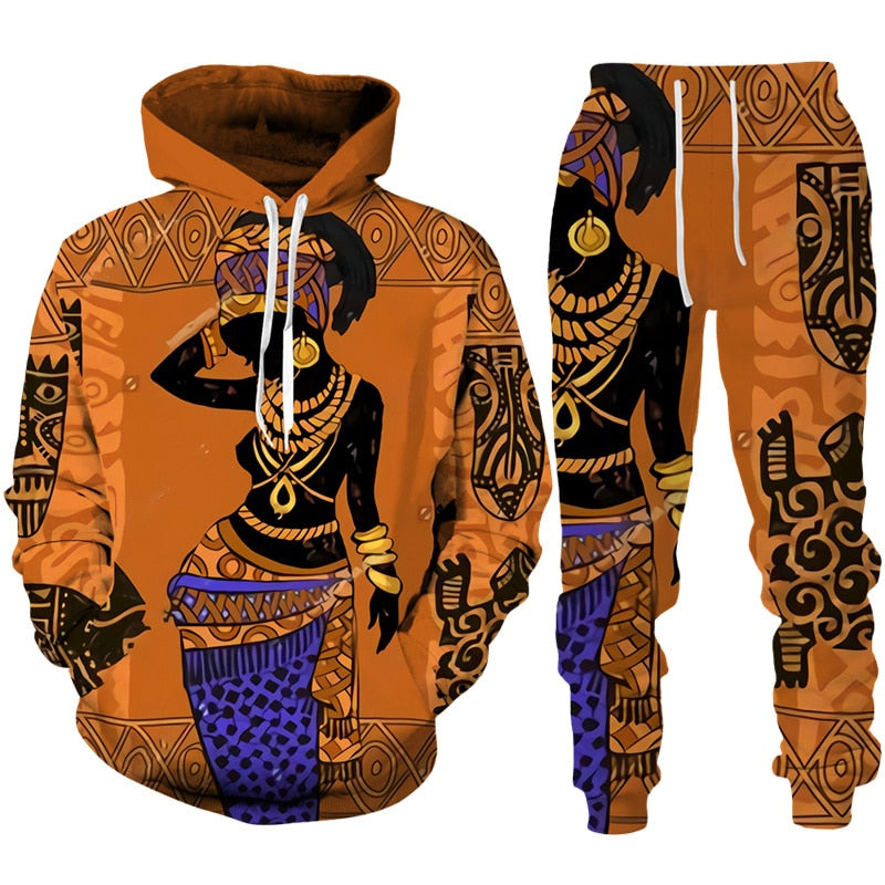 African Woman Tracksuit H - Plus Sizes Available