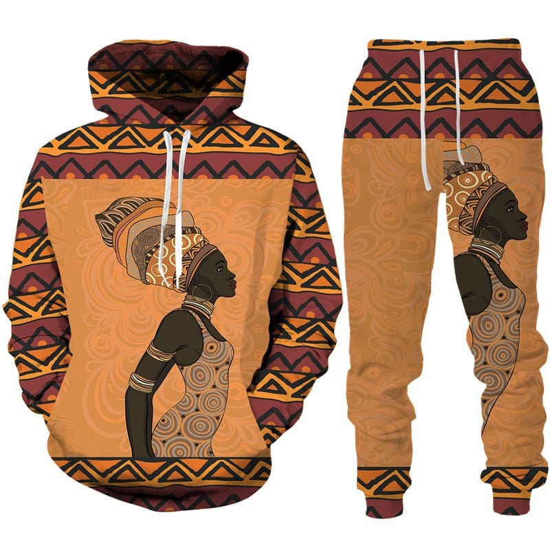 African Woman Tracksuit E - Plus Sizes Available