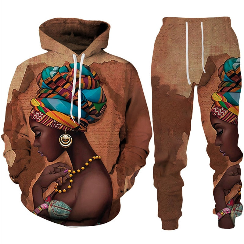 African Woman Tracksuit N - Plus Sizes Available