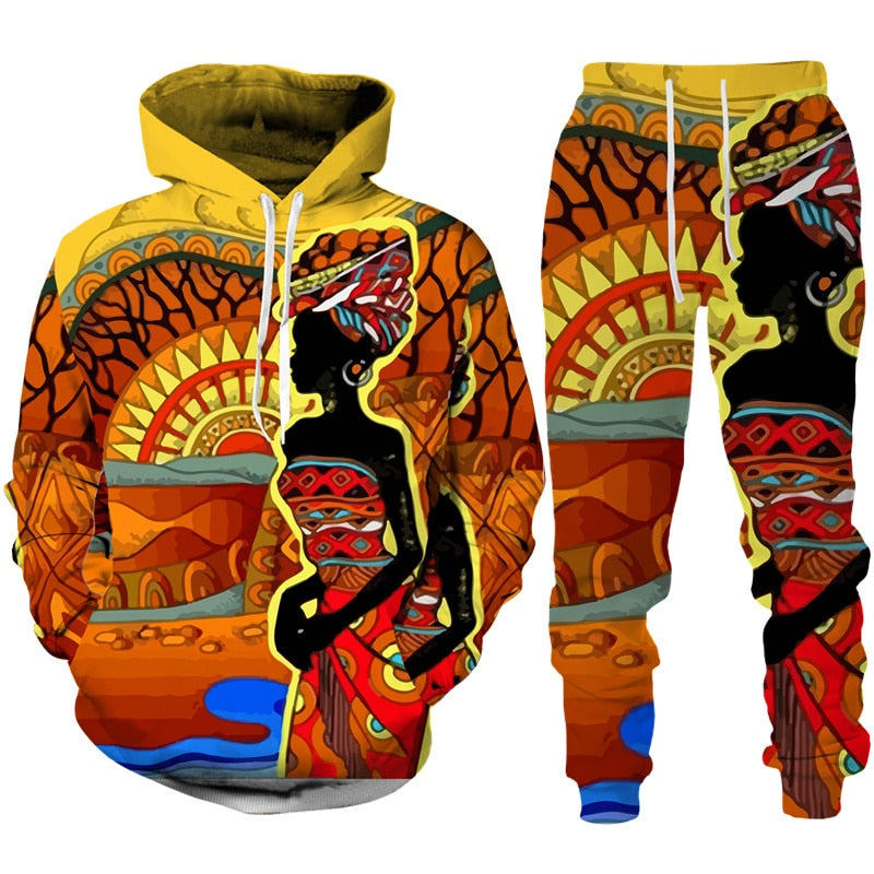 African Woman Tracksuit M - Plus Sizes Available