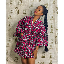 Load image into Gallery viewer, Child and Adults African Print Short Kimono
