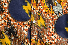 Load image into Gallery viewer, Men&#39;s Short Sleeve Dashiki Print Shirt - Design F
