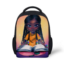Load image into Gallery viewer, Children&#39;s Black Girl Magic Backpack - Design F
