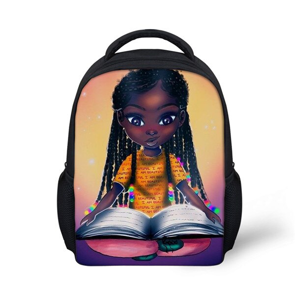 Afro girl backpack online