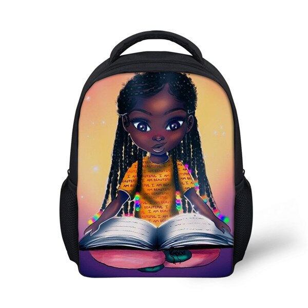 Children's Black Girl Magic Backpack - Design F