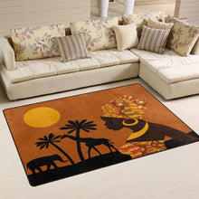 Load image into Gallery viewer, Woman of Africa Rug Q - Various Sizes Available
