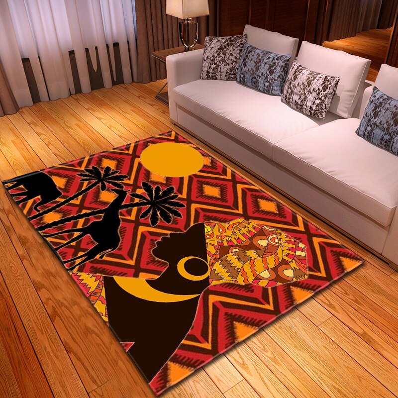 Woman of Africa Rug C - Various Sizes Available