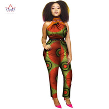 Load image into Gallery viewer, Cotton Sleeveless African Print Jumpsuit - Various Colours Available in UK Sizes 8 - 22
