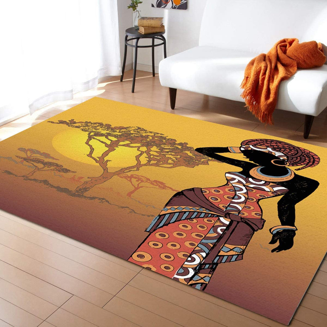 Woman of Africa Rug S - Various Sizes Available