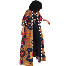 Load image into Gallery viewer, African Print - Full-length Kimono - Available in Various Designs
