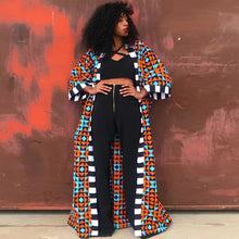 Load image into Gallery viewer, African Print - Full-length Kimono - Available in Various Designs
