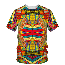 Load image into Gallery viewer, Kids African Print Unisex T-shirt A - Age 3 -14 Years
