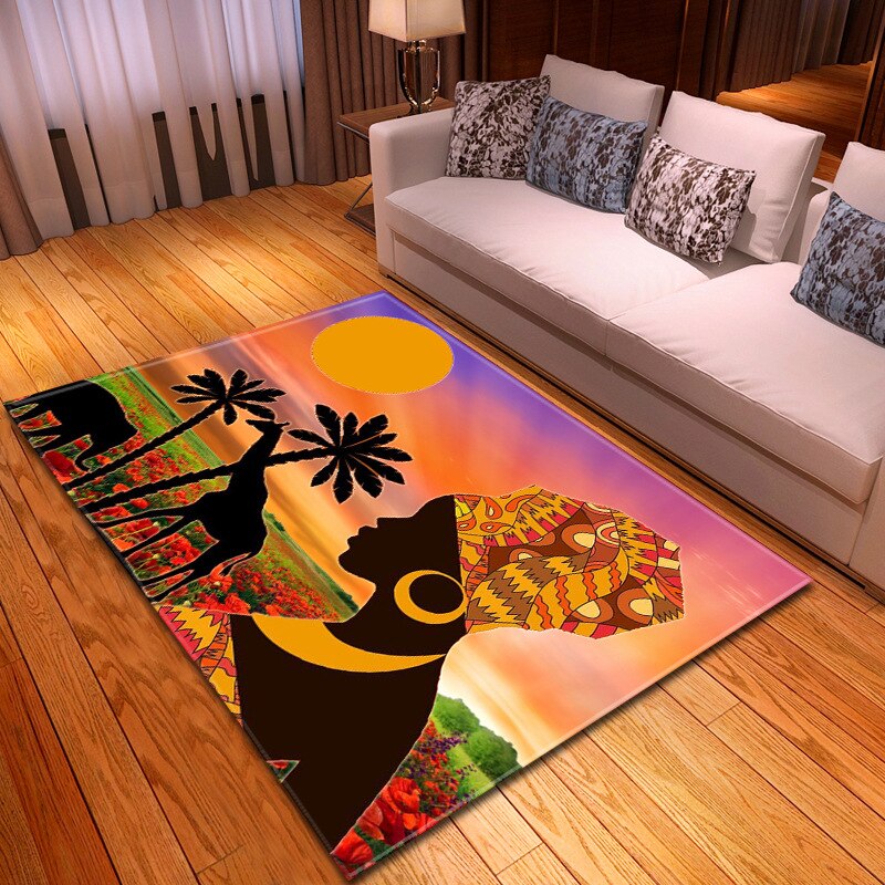 Woman of Africa Rug A - Various Sizes Available