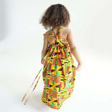 Load image into Gallery viewer, Girls African Print Dress - Available in Various Colours
