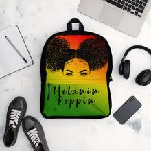 Load image into Gallery viewer, EXCLUSIVE Melanin Poppin - Afro Puffs Backpack
