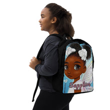 Load image into Gallery viewer, Personalised Black Girl Magic Backpack - Free UK Delivery
