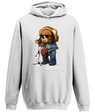 Load image into Gallery viewer, Positive Vibes Rasta Bear Hoodie - Various Colours Available - FAST UK DELIVERY
