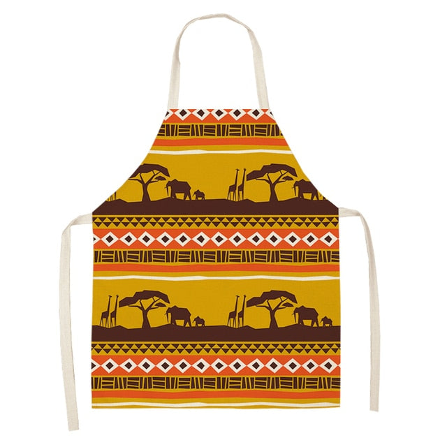 African Print Cotton Apron - Available in 19 Designs