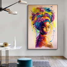 Load image into Gallery viewer, Canvas art print from melaninworldplus.com

